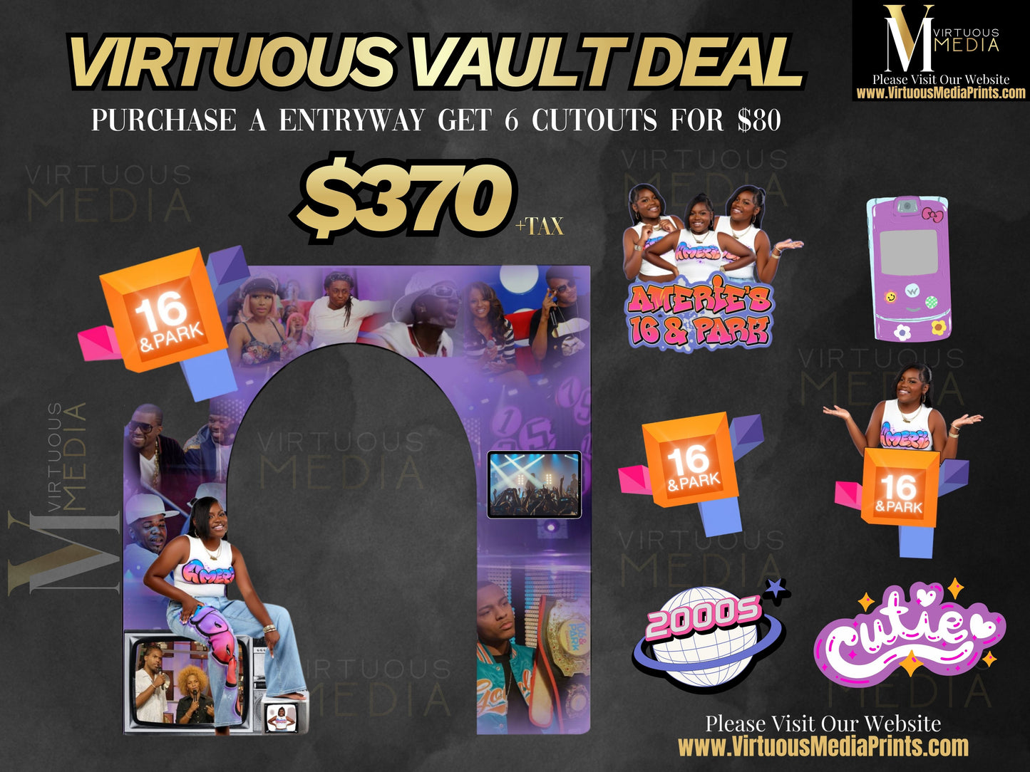 Entryway + 6 cutouts